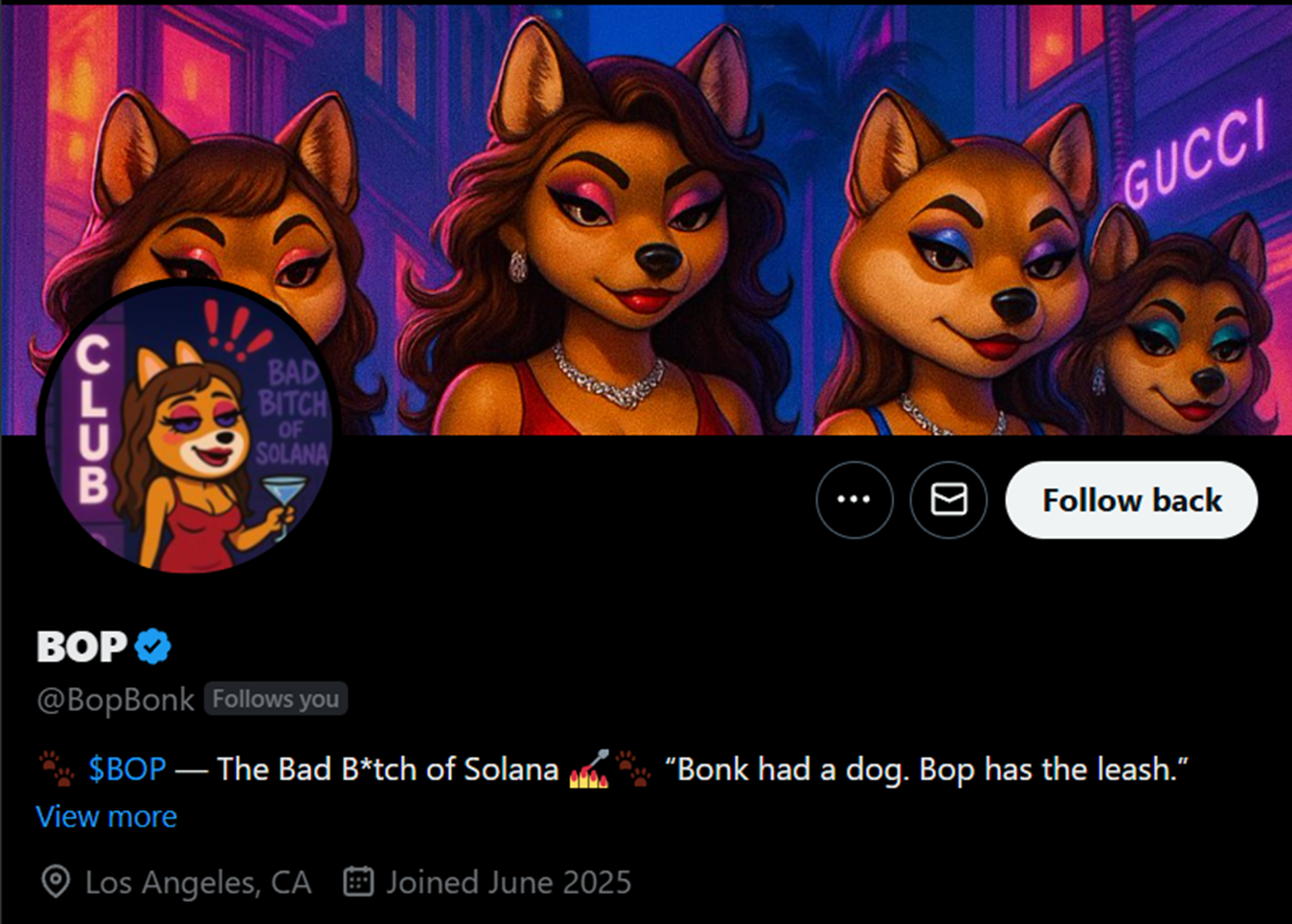 BOP X Account